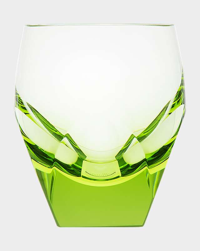 Green Double Old-Fashioned Glass